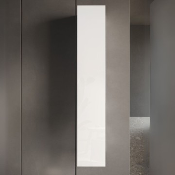Basic1 colonne de salle de bain murale blanc brillant 25x26x138H