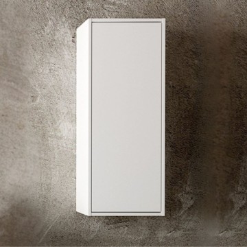 Meuble de salle de bain blanc Push 35x30.5x90H