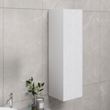 Colonne de salle de bain blanche 30x30x120 avec porte : élégance et fonctionnalité pour chaque pièce