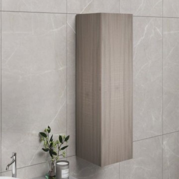Meuble de salle de bains 30x30x120 couleur orme avec porte : élégance et fonctionnalité pour chaque pièce
