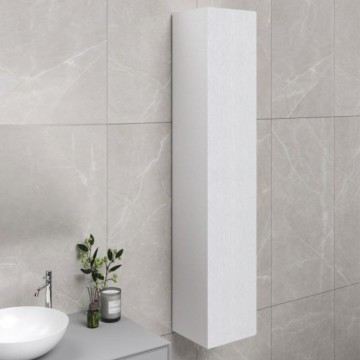 Colonne de salle de bain blanche 30x32x180 avec porte : élégance et fonctionnalité pour chaque pièce