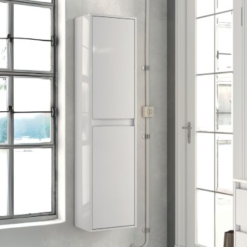 Colonne de bain suspendue Bolton Gloss White Lacquered 35x30.5x150H