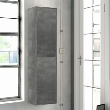 Colonne de salle de bain suspendue Bolton couleur ciment 35x30.5x150H