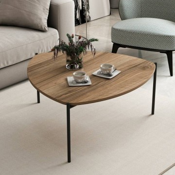Table basse en noyer Lenny