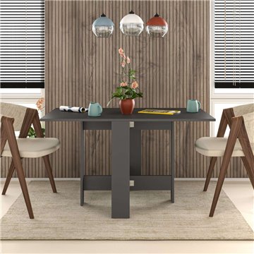 Table pliante peu encombrante Artemio couleur anthracite