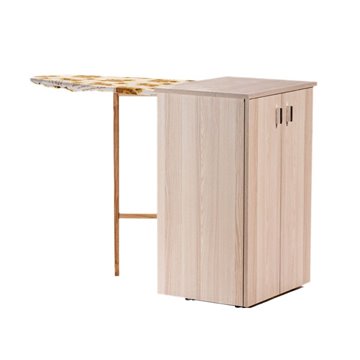 Table à repasser Raffa en chêne blanchi - Fonctionnalité et style pour votre maison