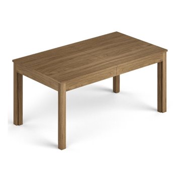 Table Super4 160x90 extensible à 320 cm couleur noyer naturel
