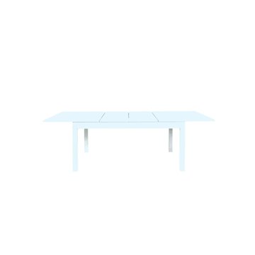 Table à rallonge Elindo 160x90 cm frêne blanc