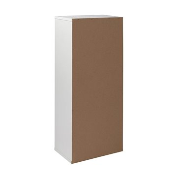 Helena white waste bin cabinet 40x25x102H - Elégance et fonctionnalité pour la collecte sélective