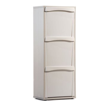 Poubelle Helena elm 40x25x102H - Elégance et fonctionnalité pour la collecte sélective