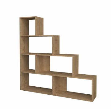 Bibliothèque à échelle Alis 145x145 cm chêne