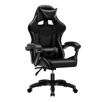 Fauteuil de jeu en PVC noir - Confort et design