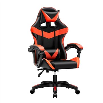 Fauteuil Gaming noir rouge PVC - Confort et design