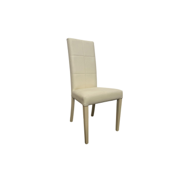 Chaise longue Giada en simili-cuir beige - Design moderne et élégant