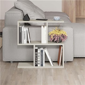 Homemania table basse sable 60x19,5x60H - Design moderne et polyvalence en un seul meuble