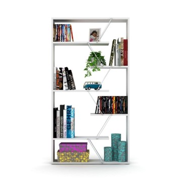 Bibliothèque Tars blanc 84x24x157H RF1603242