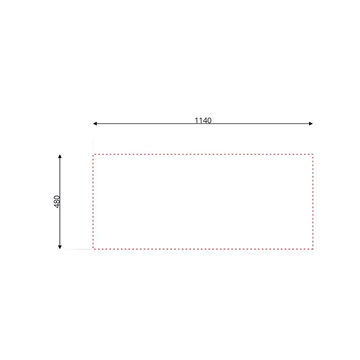 Evier encastrable en acier inoxydable 116x50 cm avec deux cuves et égouttoir à gauche - MP1162SX