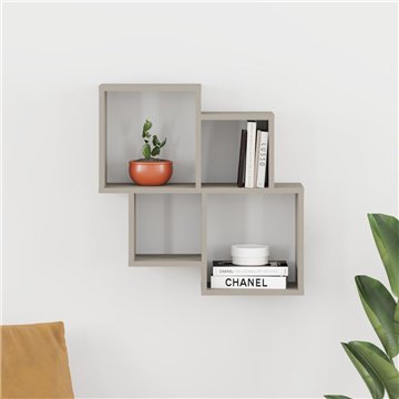 Mensola Oyo con 4 scomparti - Funzionalità e design in finitura Sandstone