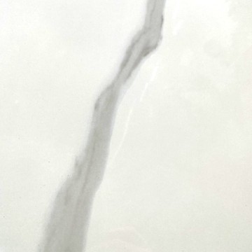 Table à rallonge Kyoto avec plateau en céramique de marbre blanc et structure en métal noir 100x70x75H