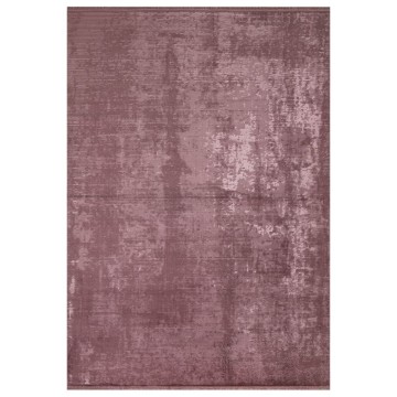 Tapis vintage en bambou antidérapant couleur rose 120x180