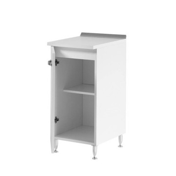 Elément bas de cuisine avec porte 30x50x85H frêne blanc