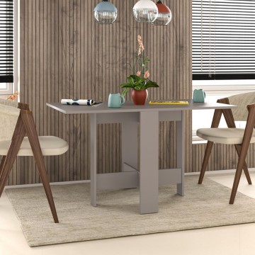 Table pliante peu encombrante Artemio light mocha