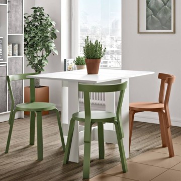 Table pliante peu encombrante Artemio blanc