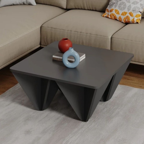Table basse carrée Diamond anthracite Table basse carrée Diamond anthracite