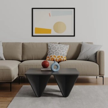 Table basse carrée Diamond anthracite