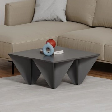 Table basse carrée Diamond anthracite