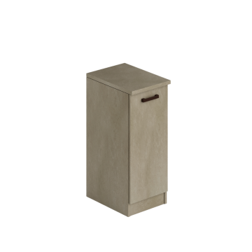 Armoire de salle de bain avec porte 36x50x85.5 argile