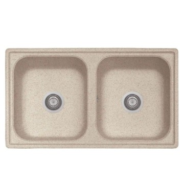Samet 86x50 évier 2 bacs Granitovero862vavp oat