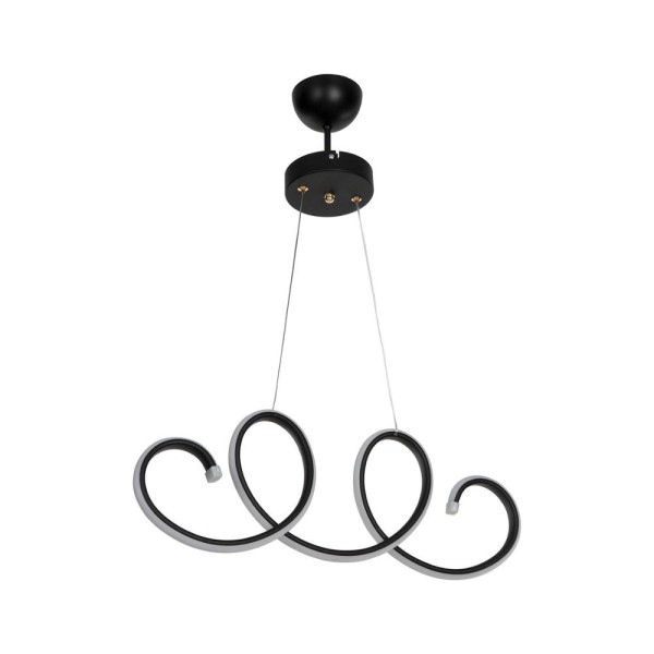 Afra LED lampe suspendue forme spirale noir MDL4441 Afra LED lampe suspendue forme spirale noir MDL4441