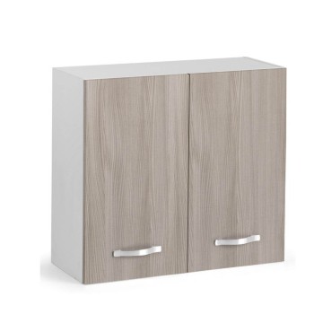 Meuble de cuisine 80x32x72H cm. 2 portes orme