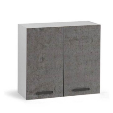 Meuble de cuisine 80x32x72H cm. 2 portes en ciment