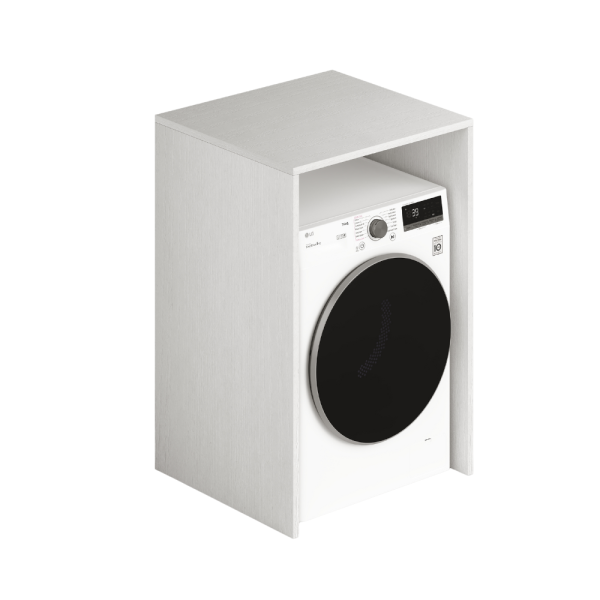 Housse de séchoir à linge en bois 71x65x105 blanc cendré Housse de séchoir à linge en bois 71x65x105 blanc cendré
