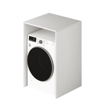 Housse de séchoir à linge en bois 71x65x105 blanc cendré