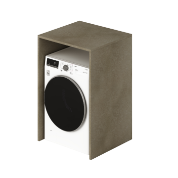 Couvercle de séchoir à linge en bois 71x65x105 argile
