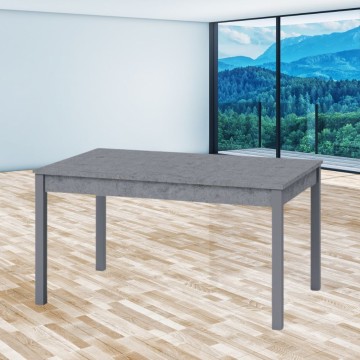 Florence table à rallonge en ciment 110x70