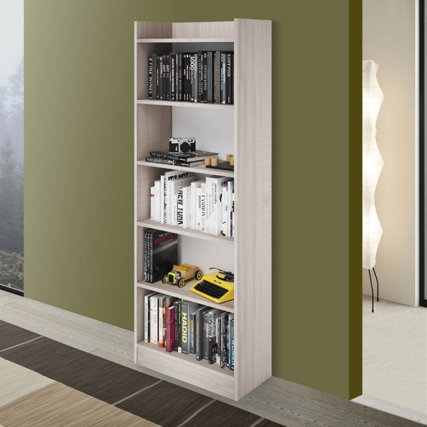 Bibliothèque Alessia 64x29x180H elm Bibliothèque Alessia 64x29x180H elm