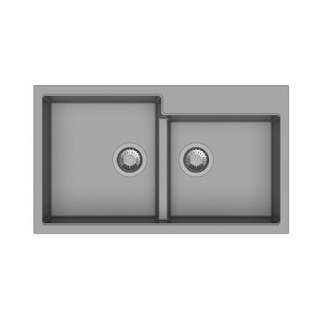 Tip Toe N200 évier 2 cuves chrome