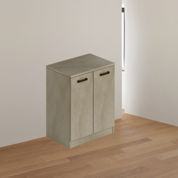Armoire de salle de bain avec deux portes 71x50x85.5 argile