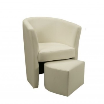 Pegasus ivoire avec pouf