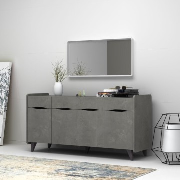 Buffet en ciment Sila 140x45x72H cm.