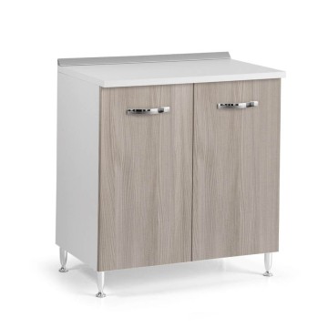 Meuble de cuisine 80x50x85H deux portes orme