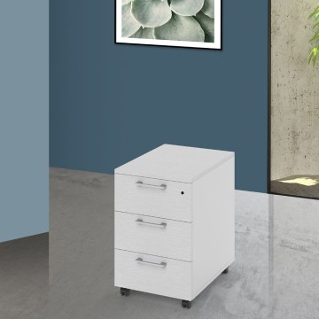 Commode de bureau Hibiscus frêne blanc