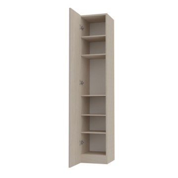 Meuble à chaussures avec porte et étagères Gabriella 180 elm