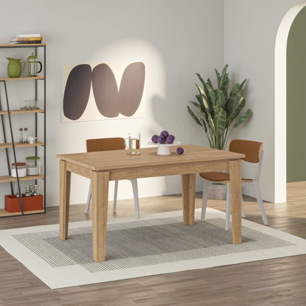 Table à rallonge Tolmen chêne 140x80 cm Table à rallonge Tolmen chêne 140x80 cm