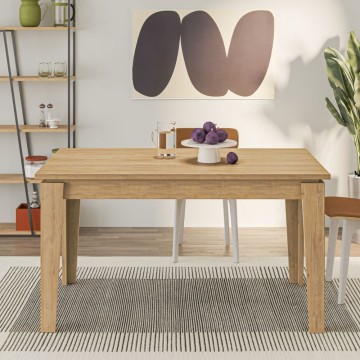 Table à rallonge Tolmen chêne 140x80 cm