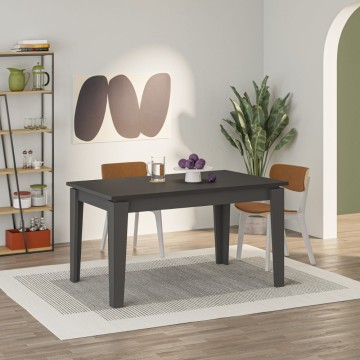 Table à rallonge Tolmen anthracite 140x80 cm